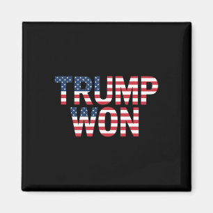 Aimant Donald Trump a gagné l'élection 2024 Républicain G