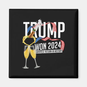 Aimant Donald Trump a gagné l'inauguration de l'élection 
