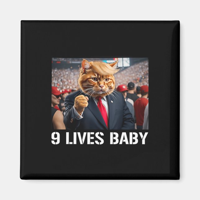 Aimant Donald Trump Cat Neuf Vit Bébé (Devant)