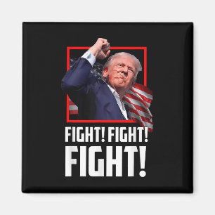 Aimant Donald Trump combat les combattants et les partisa