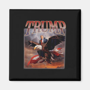 Aimant Donald Trump Eagle Président américain 2024 Prenez