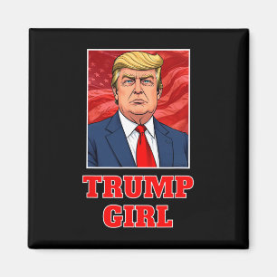 Aimant Donald Trump Girl Funny Great America Président Su