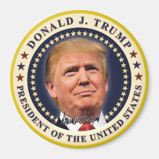 Aimant Donald Trump Inauguration Gold Stars Souvenir