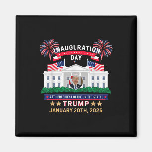 Aimant Donald Trump Jour de l'investiture 2025 47e Présid