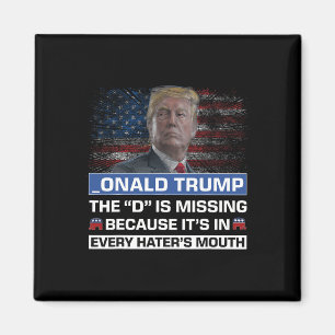 Aimant Donald Trump Le D est absent du soutien de Trump _