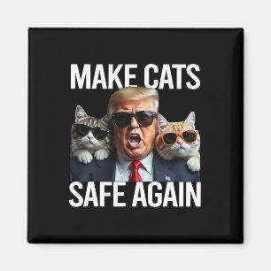 Aimant Donald Trump Rend Les Chats Sûrs À Nouveau Chapeau