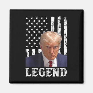 Aimant Donald Trump Tiré sur le président Légende Amériqu