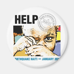 Aimant Donation Haïti d'aide