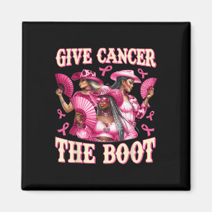 Aimant Donner au cancer La Melanine Boot La Cowgirl Cance