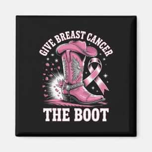 Aimant Donner Le Cancer Du Sein L'Initiale Cowgirl Cancer