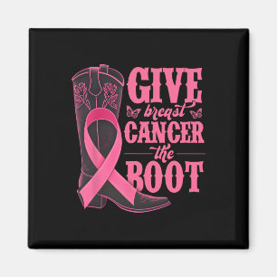 Aimant Donner Le Cancer Du Sein L'Initiale Cowgirl Cancer