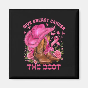 Aimant Donner Le Cancer Du Sein L'Initiale Cowgirl Cancer