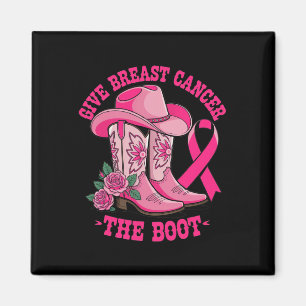 Aimant Donner Le Cancer Du Sein L'Initiale Cowgirl Cancer