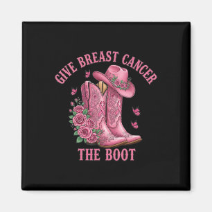 Aimant Donner Le Cancer Du Sein L'Initiale Cowgirl Cancer