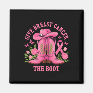 Aimant Donner Le Cancer Du Sein L'Initiale Cowgirl Cancer