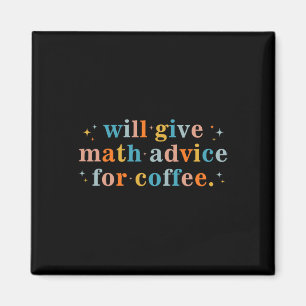 Aimant Donnera des conseils de mathématiques pour le café