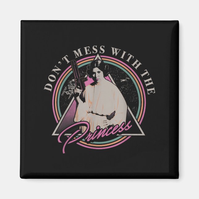 Aimant Don't Mess With The Princess +  (Devant)