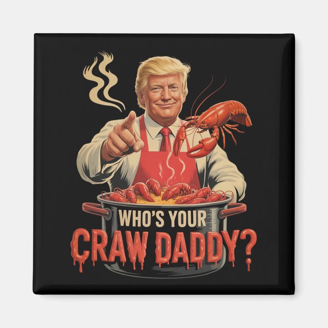 Aimant Dont votre père de famille Crawdaddy Crawfish Funn (Devant)
