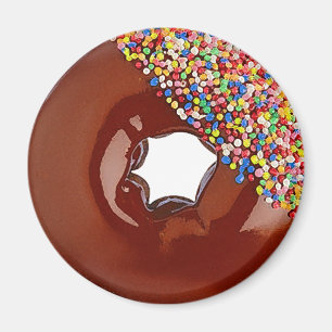 Aimant Donut au chocolat