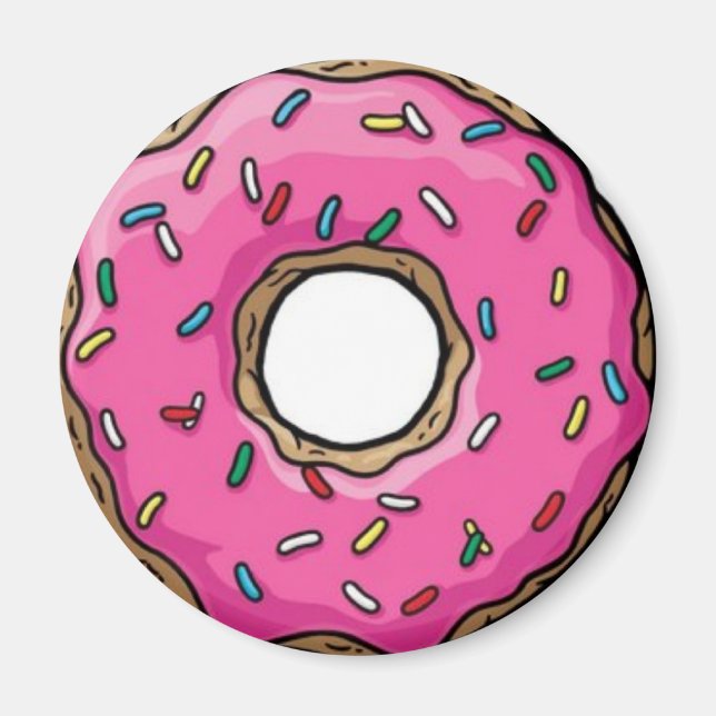AIMANT DONUT ROSE (Devant)