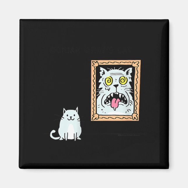 Aimant Dorian Gray's Cat Teeshirt From Skunkbear  (Devant)