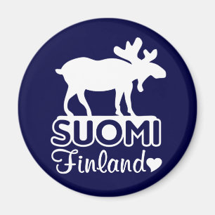 Aimant d'orignaux de la Finlande