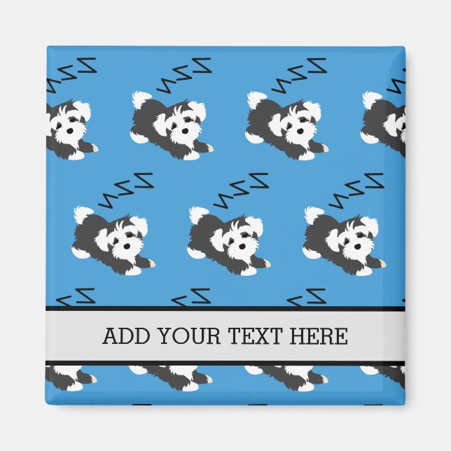 Aimant Dormir Havanais Chien Animaux Lover ZZZ Propriétai (Devant)