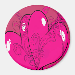 Aimant Double coeur