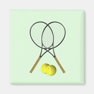 Aimant Doubles de tennis Green