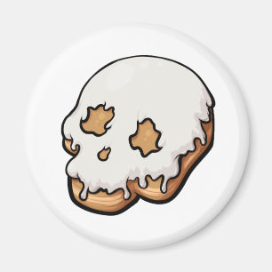 Aimant Doughnut de crâne doux et mortel