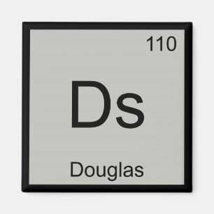 Aimant Douglas Nom Chimie Élément Tableau Périodique