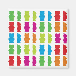 Aimant d'ours de gomme