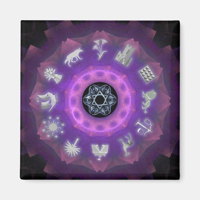 Aimant Douze tribus (Devant)