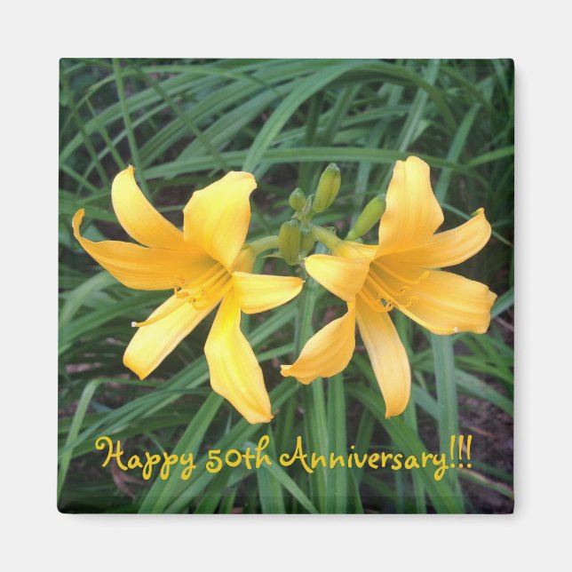 Aimant Downey "DAYLILY" Gold Duo — (Devant)