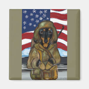 Aimant Doxie Soldier