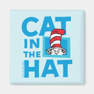Aimant Dr Seuss Chat dans le logo du Casquette