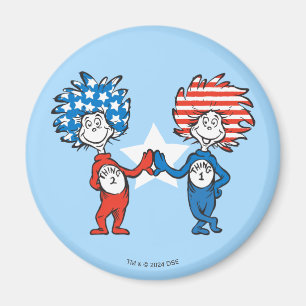 Aimant Dr. Seuss Chose Un Chose Deux Graphique Patrioti