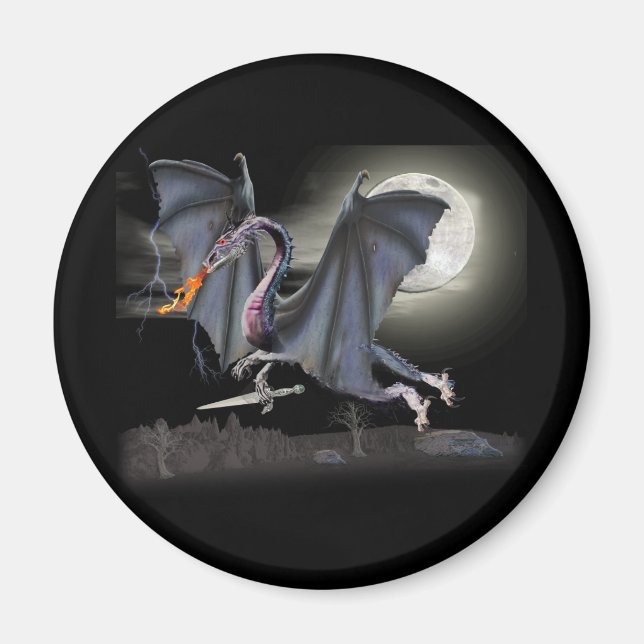 Aimant dragon d'Imaginaire (Devant)