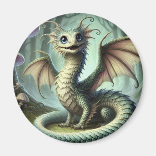 Aimant Dragon Jabberwocky Cute Imaginaire Créature Art