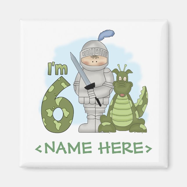 Aimant Dragon Knight 6e anniversaire (Devant)