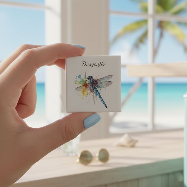 Aimant Dragonfly colorée personnalisable (Créateur téléchargé)