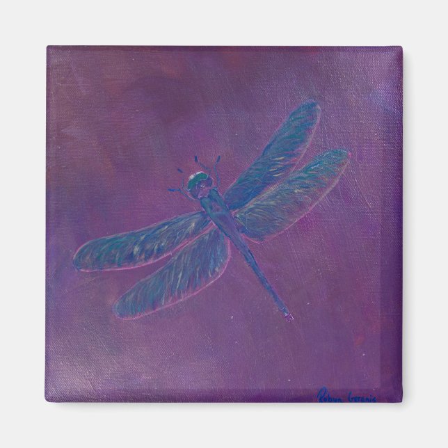 Aimant Dragonfly Sunset (Devant)