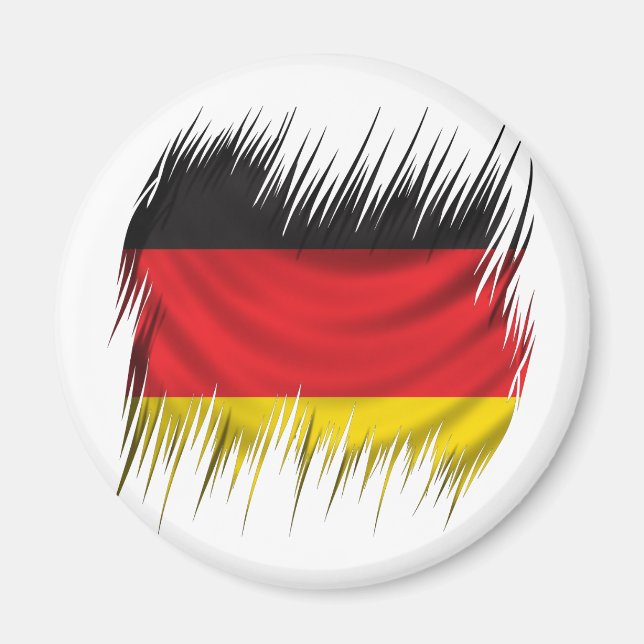 Aimant Drapeau allemand Shredders (Devant)