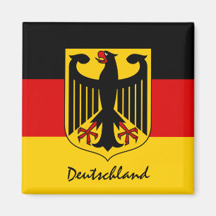 Aimant Drapeau allemand & Vacances Deutschland / Ventilat