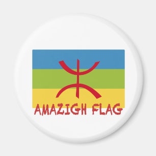 Aimant Drapeau Amazigh - Drapeau Amazigh Drapeau