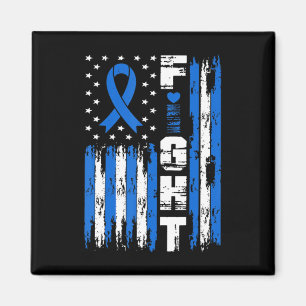 Aimant Drapeau américain Fight Ataxia Awareness Patriotic