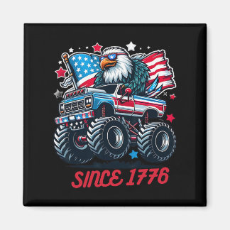 Aimant Drapeau américain Ld Eagle 4 juillet 1776 250e ann