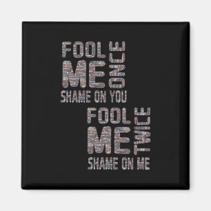 Aimant Drapeau américain noir et blanc Vintage rétro