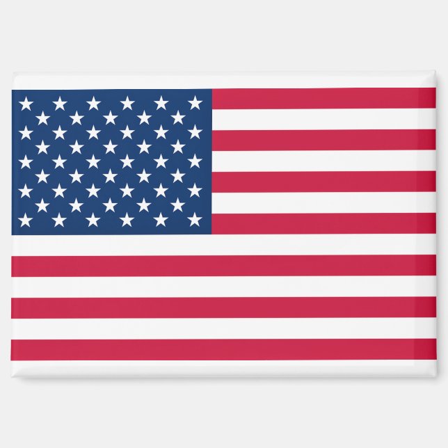 Aimant Drapeau américain patriotique (Recto)