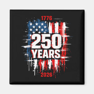 Aimant Drapeau américain patriotique 1776-2026 nge 250 an